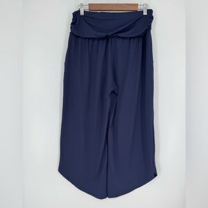 Emery Rose Women's Navy Wide Leg Pants Size XL